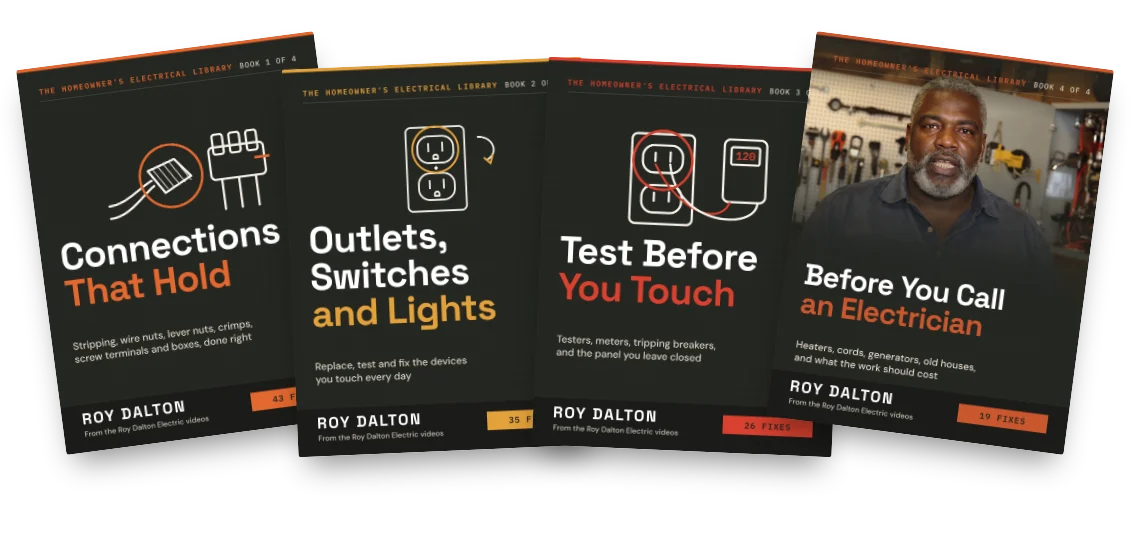 The four books of The Homeowner's Electrical Library